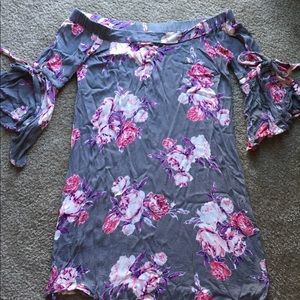 off the shoulder dress